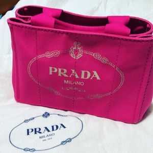 Authentic Pink Prada Canapa